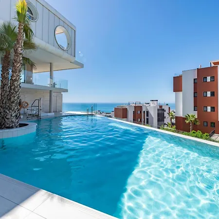 公寓 Serene Seaview Retreat In Higueron: 2br Oasis 丰希罗拉